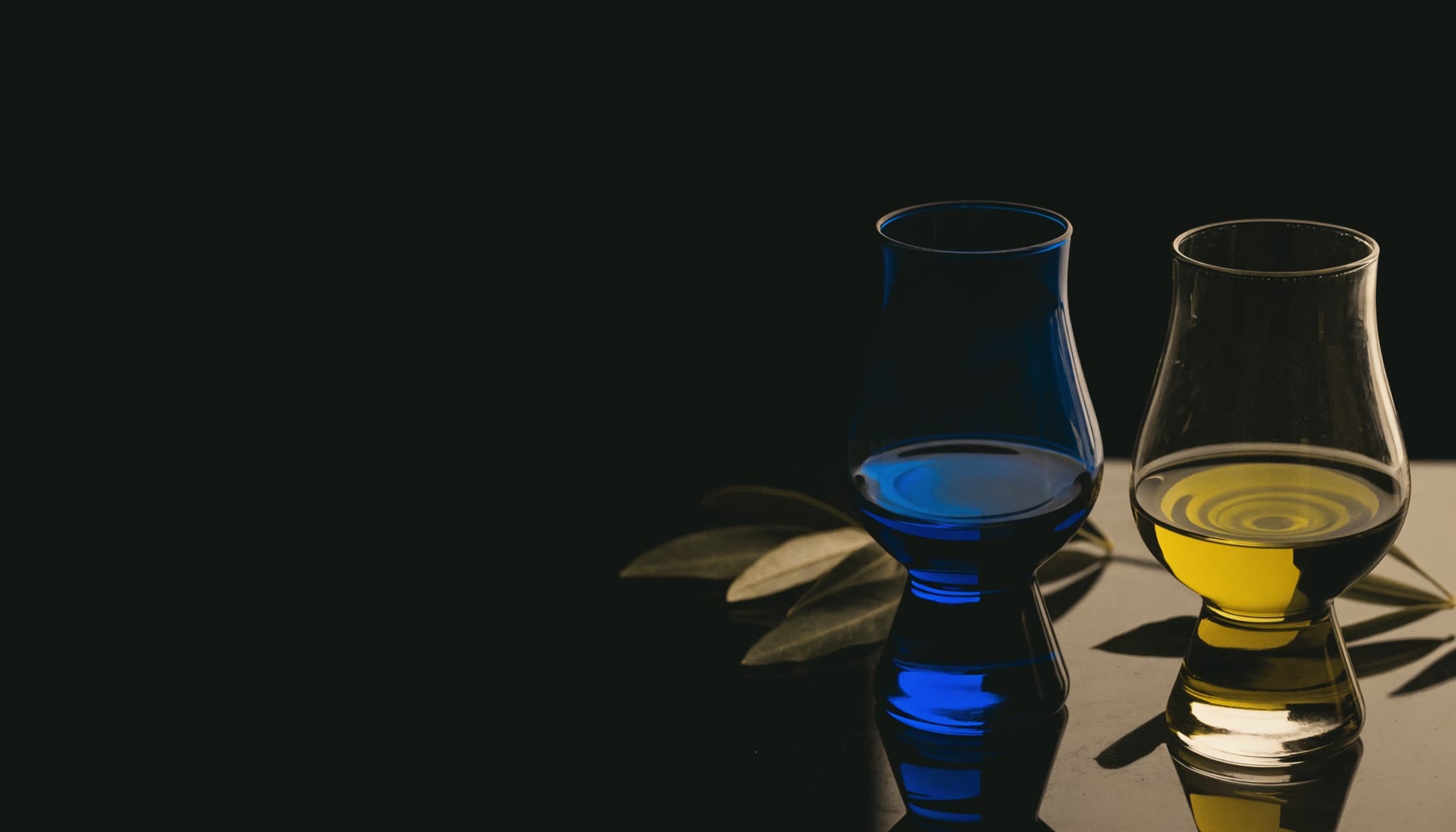 Olive oil sample under analysis in a laboratory